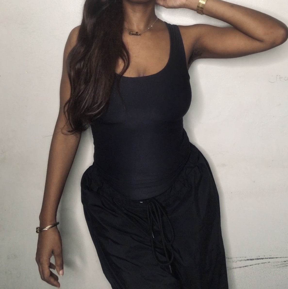The full length tank top 