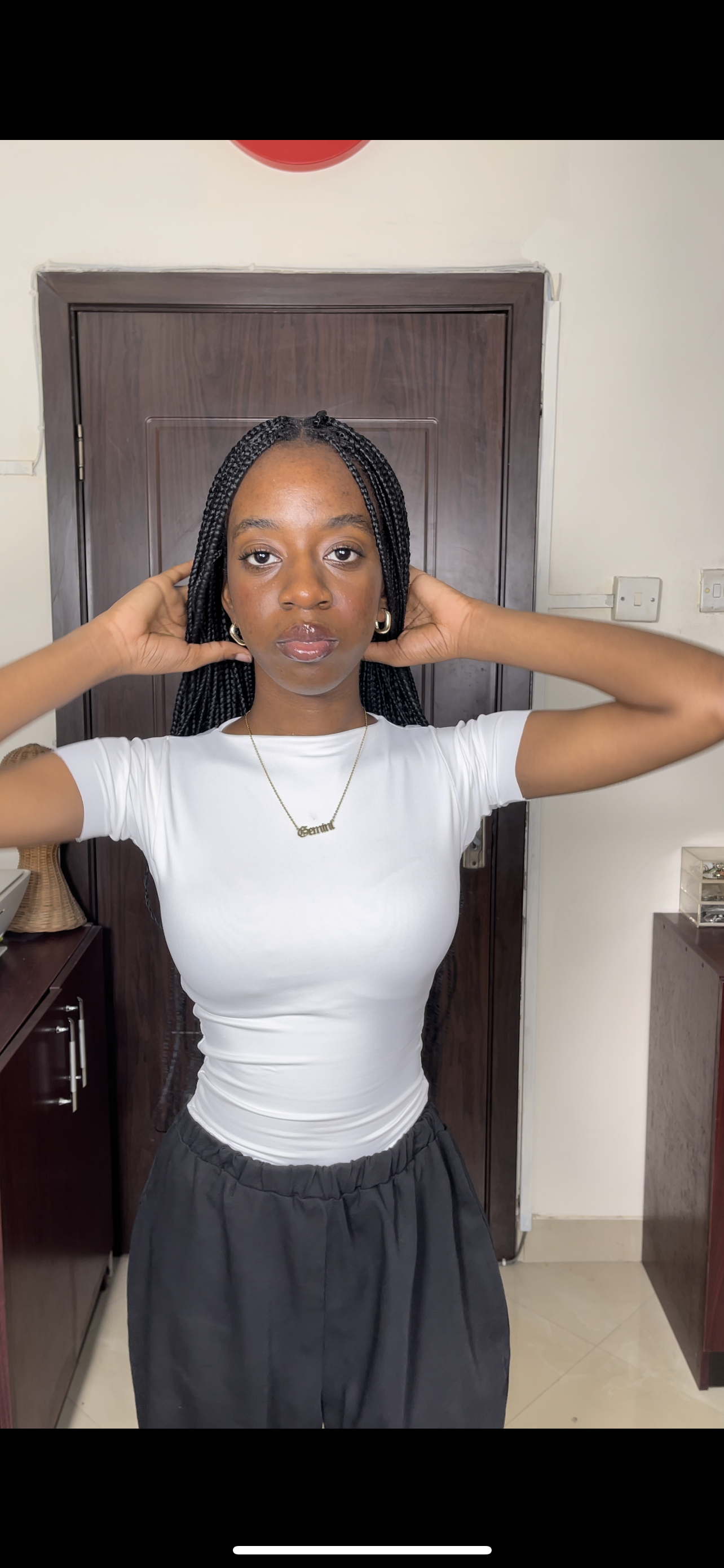 The Mock neck Short Sleeve Crop Top