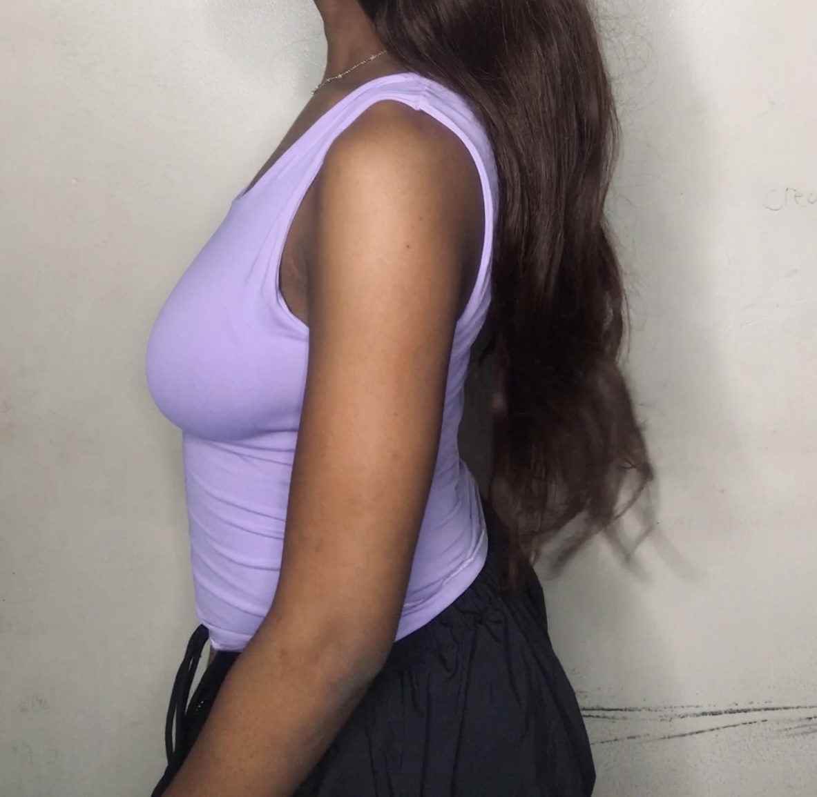 The full length tank top 