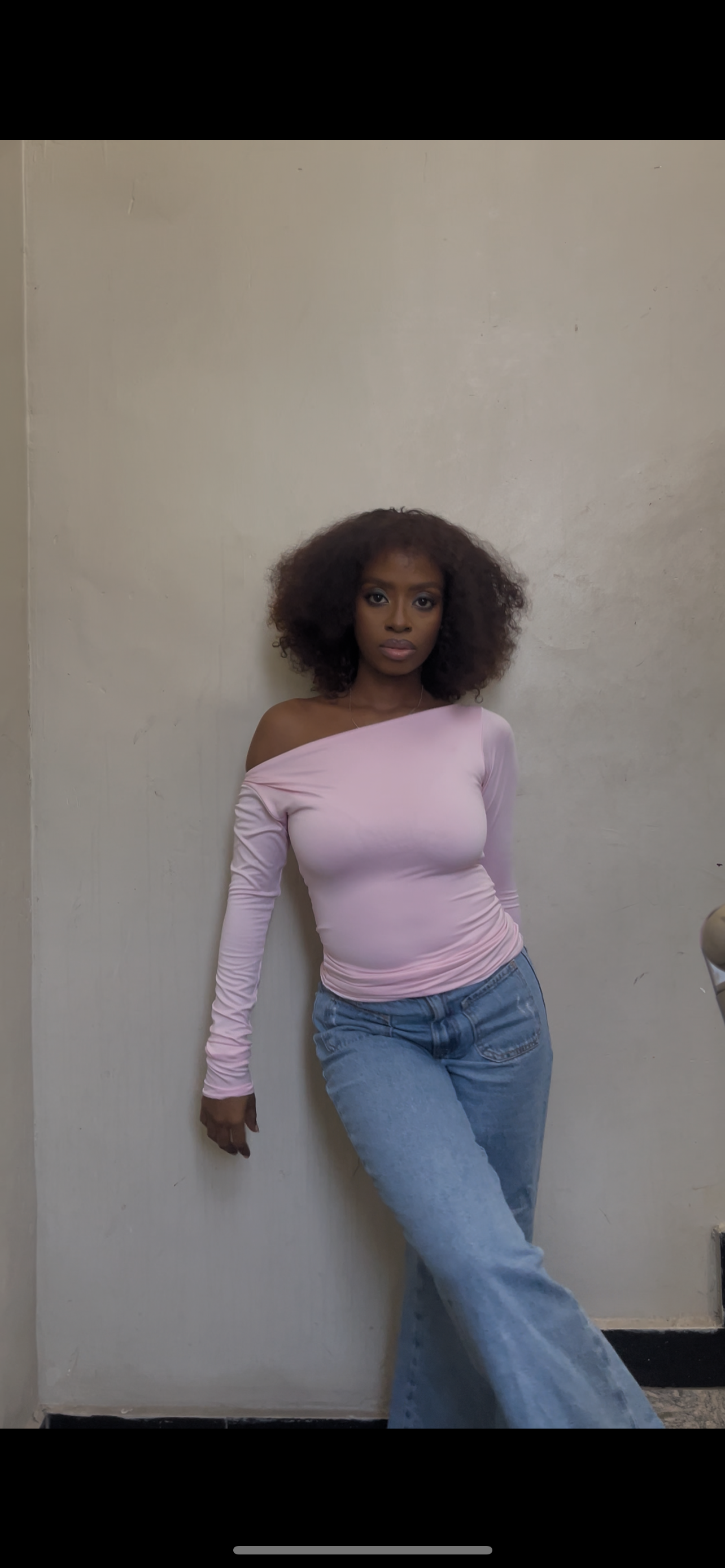 The Slash Neck Long Sleeve Full Length Top