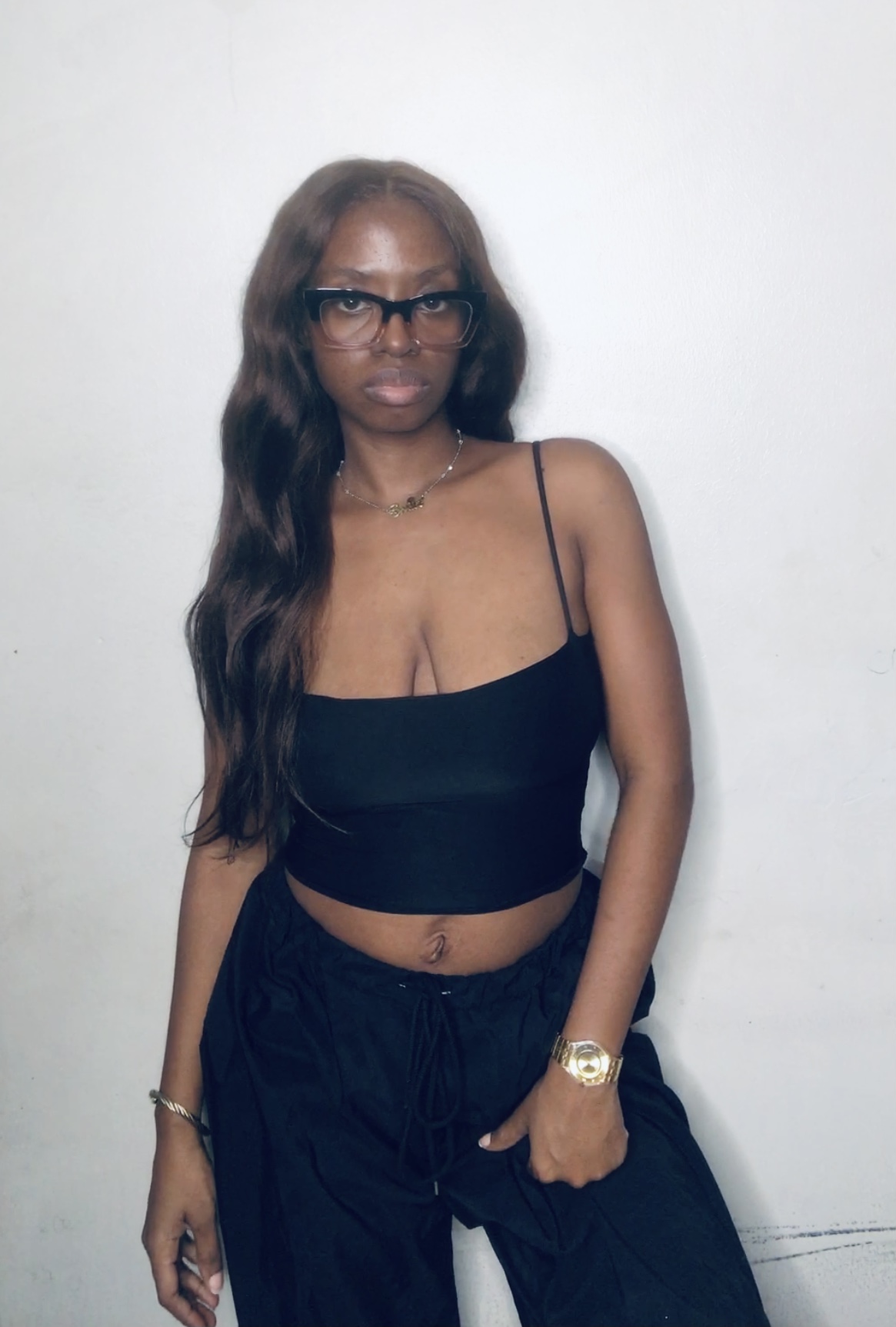 The Spaghetti strap crop top