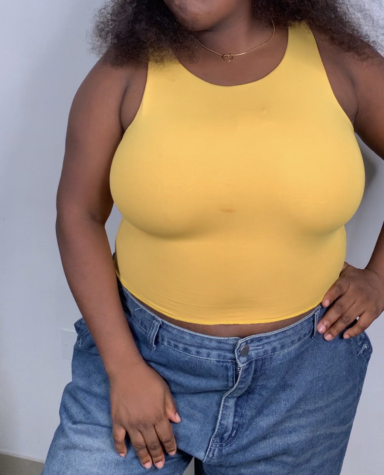 The High Neck Sleeveless Crop Top