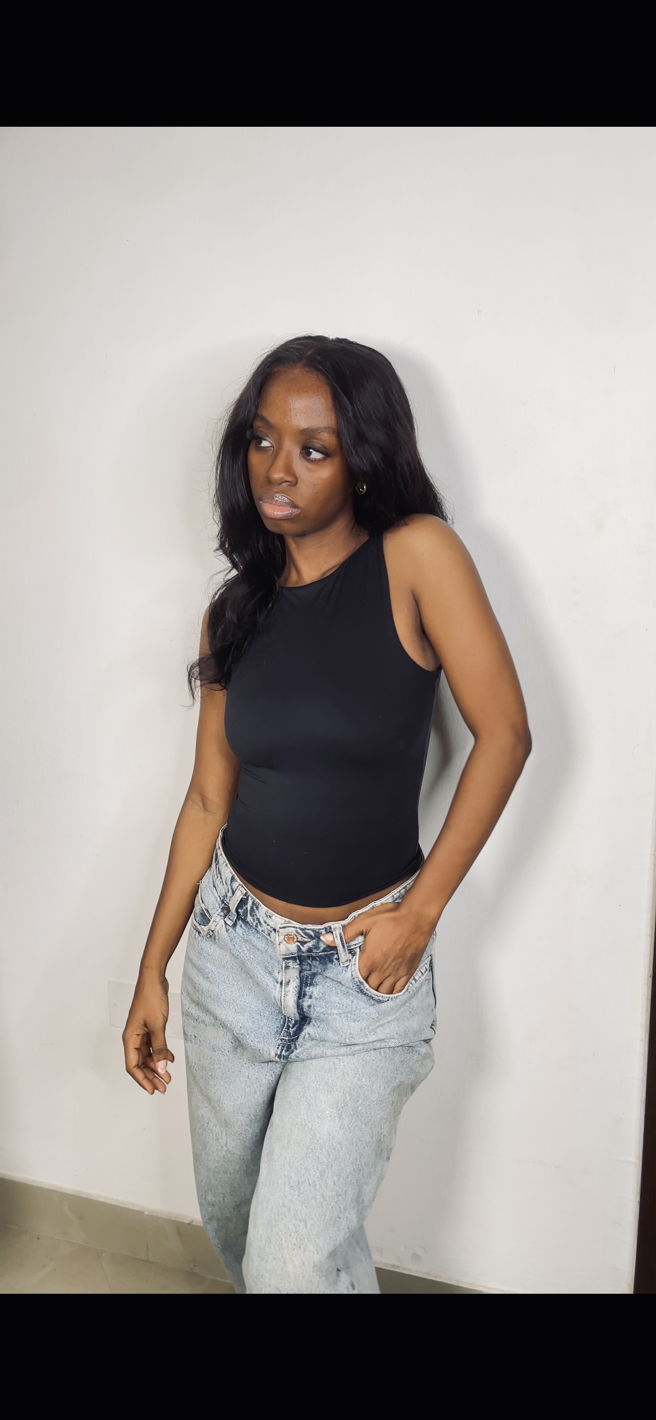The High Neck Sleeveless Tank Top 