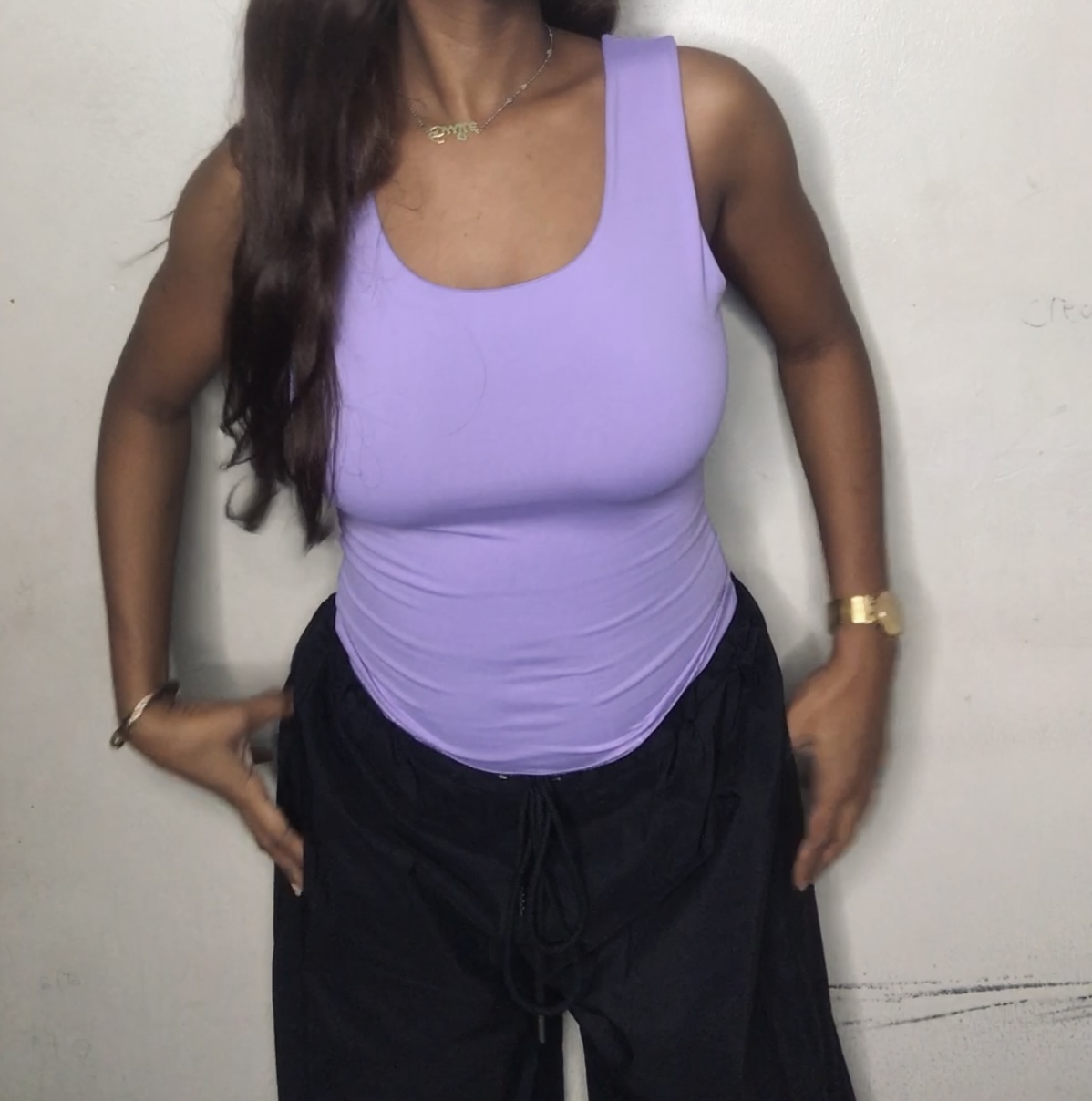The full length tank top 