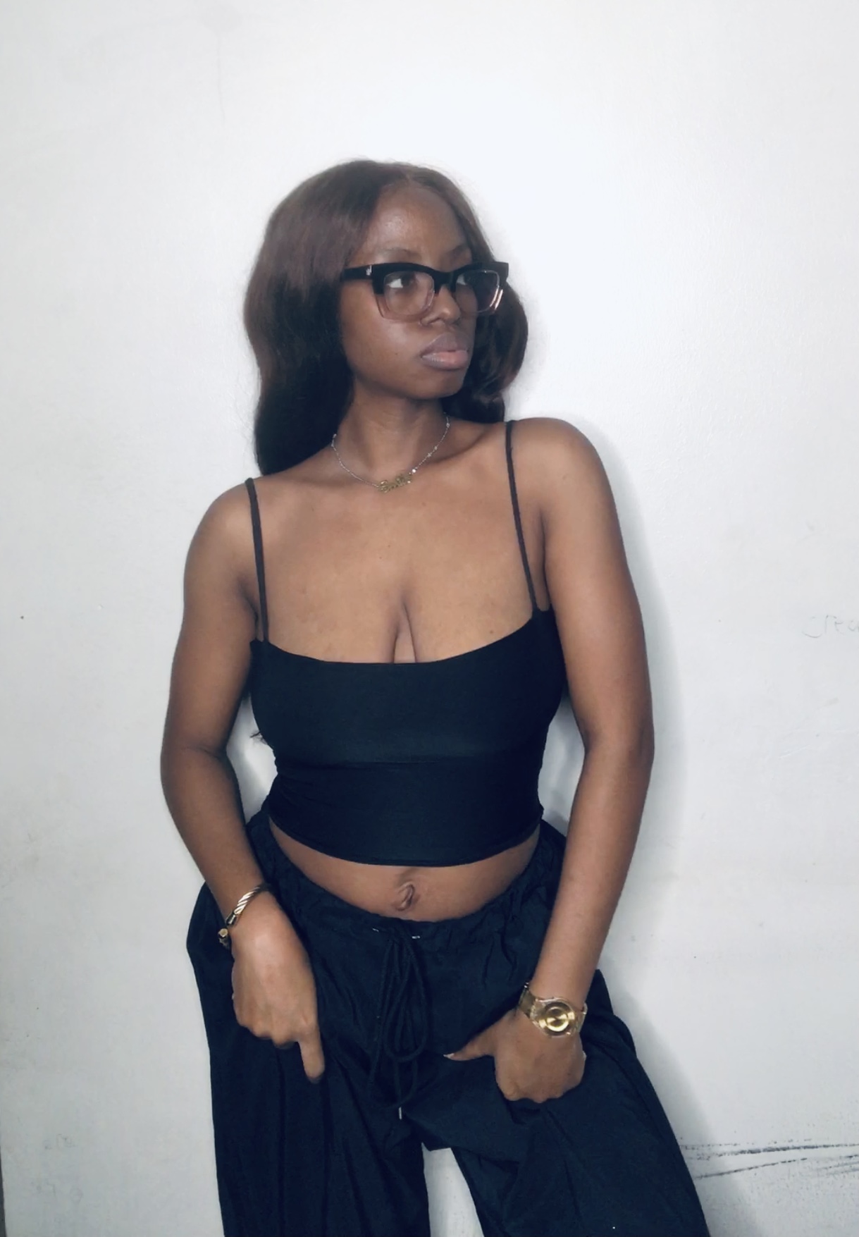 The Spaghetti strap crop top