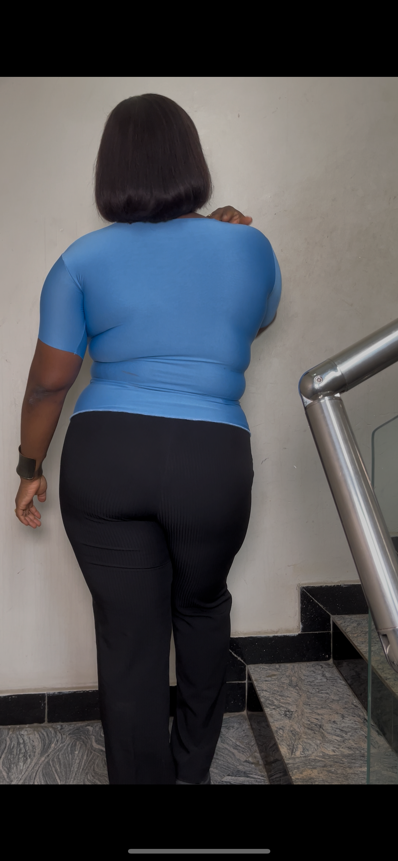 The V-Neck Short Sleeve Full Length Top