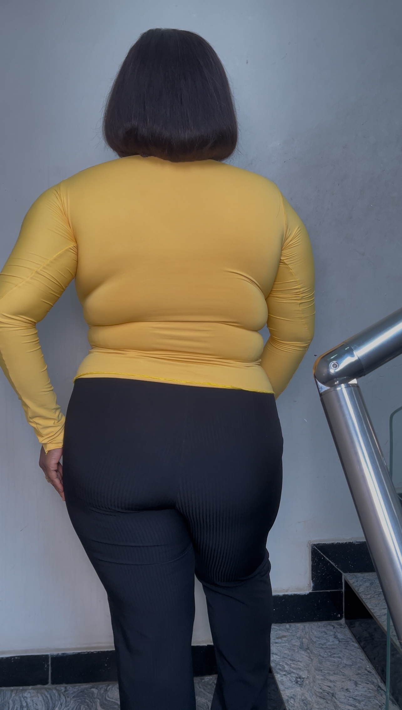 The V Neck Long Sleeve Full Length Top 