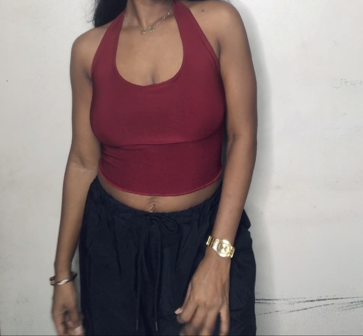 The Halter Neck Crop Top