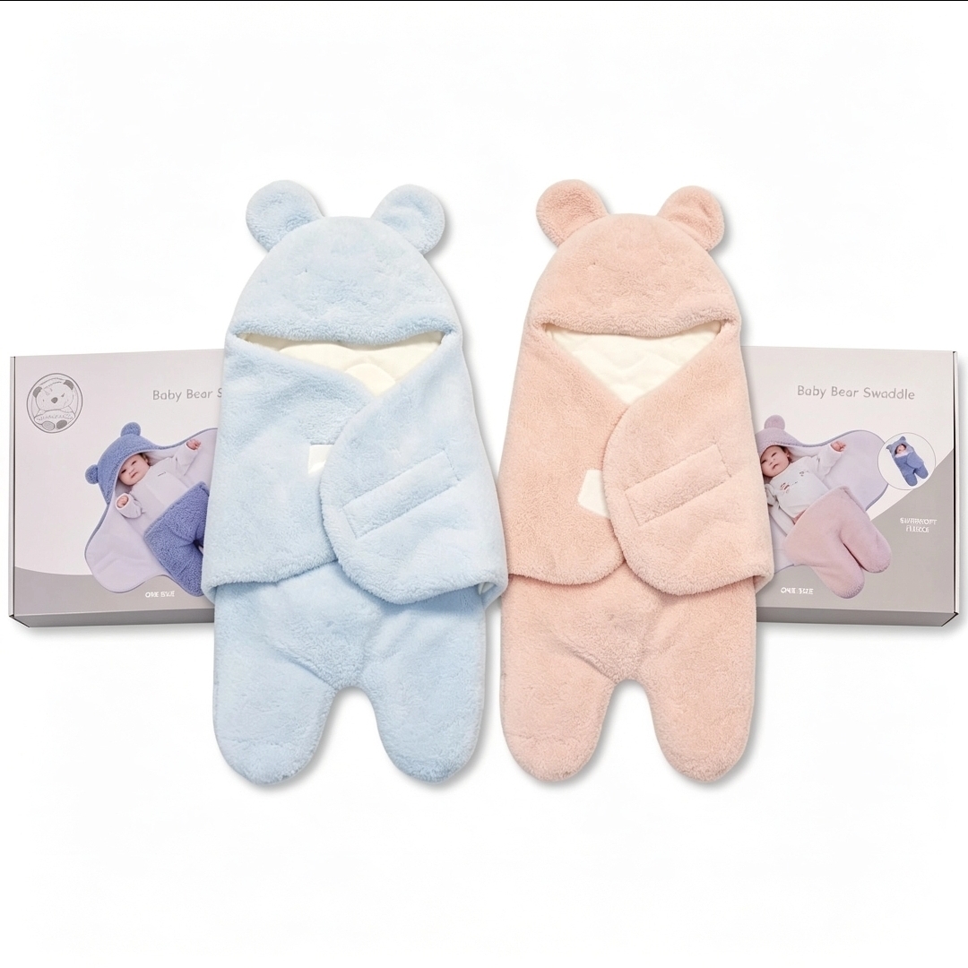 Baby Bear Swaddle Blanket