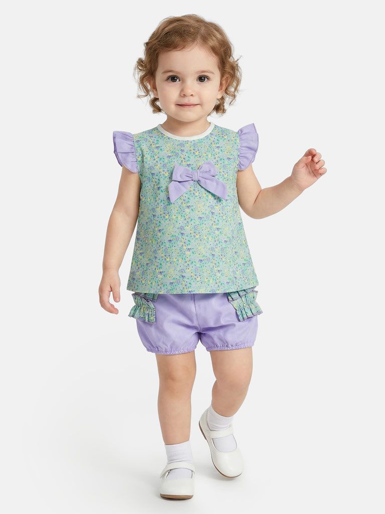 Floral Toddler Outfit Set