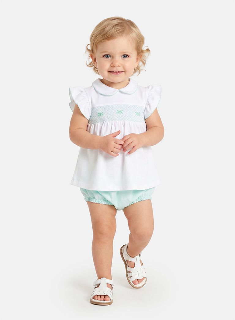 Baby Girl Smocked Set