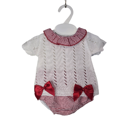 Red Spanish Baby Romper