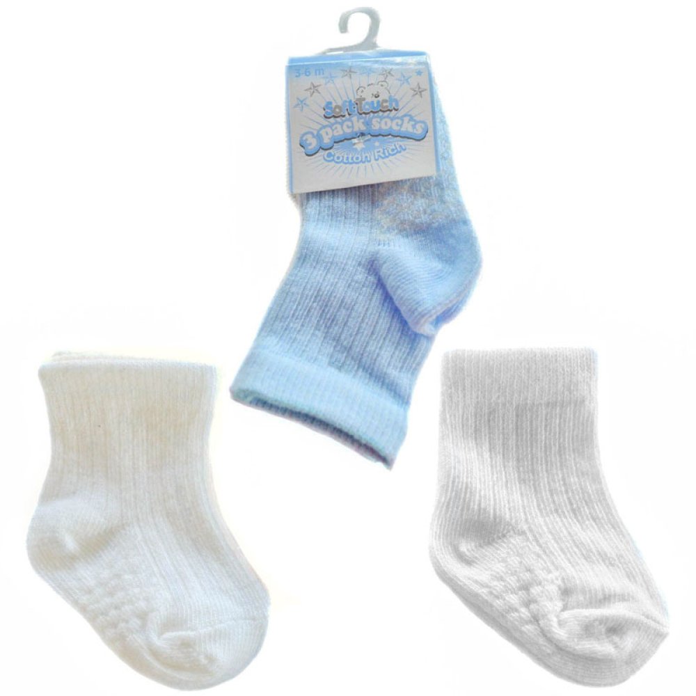 Baby Ribbed Socks 3-Pack