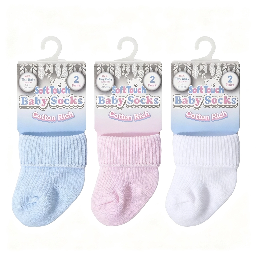  2 Pack Premature Turnover Socks