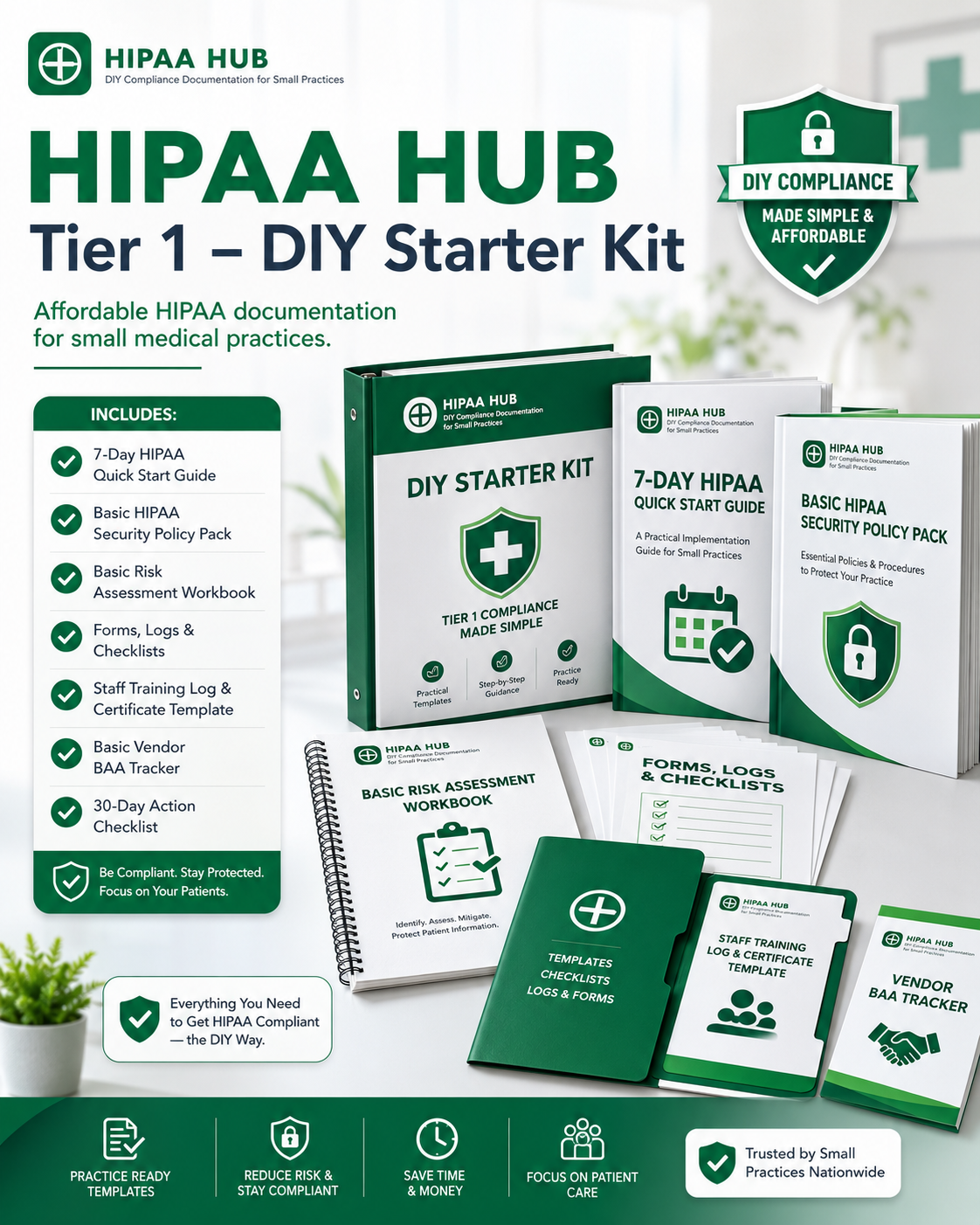 HIPAA HUB Tier 1 – DIY Starter Kit