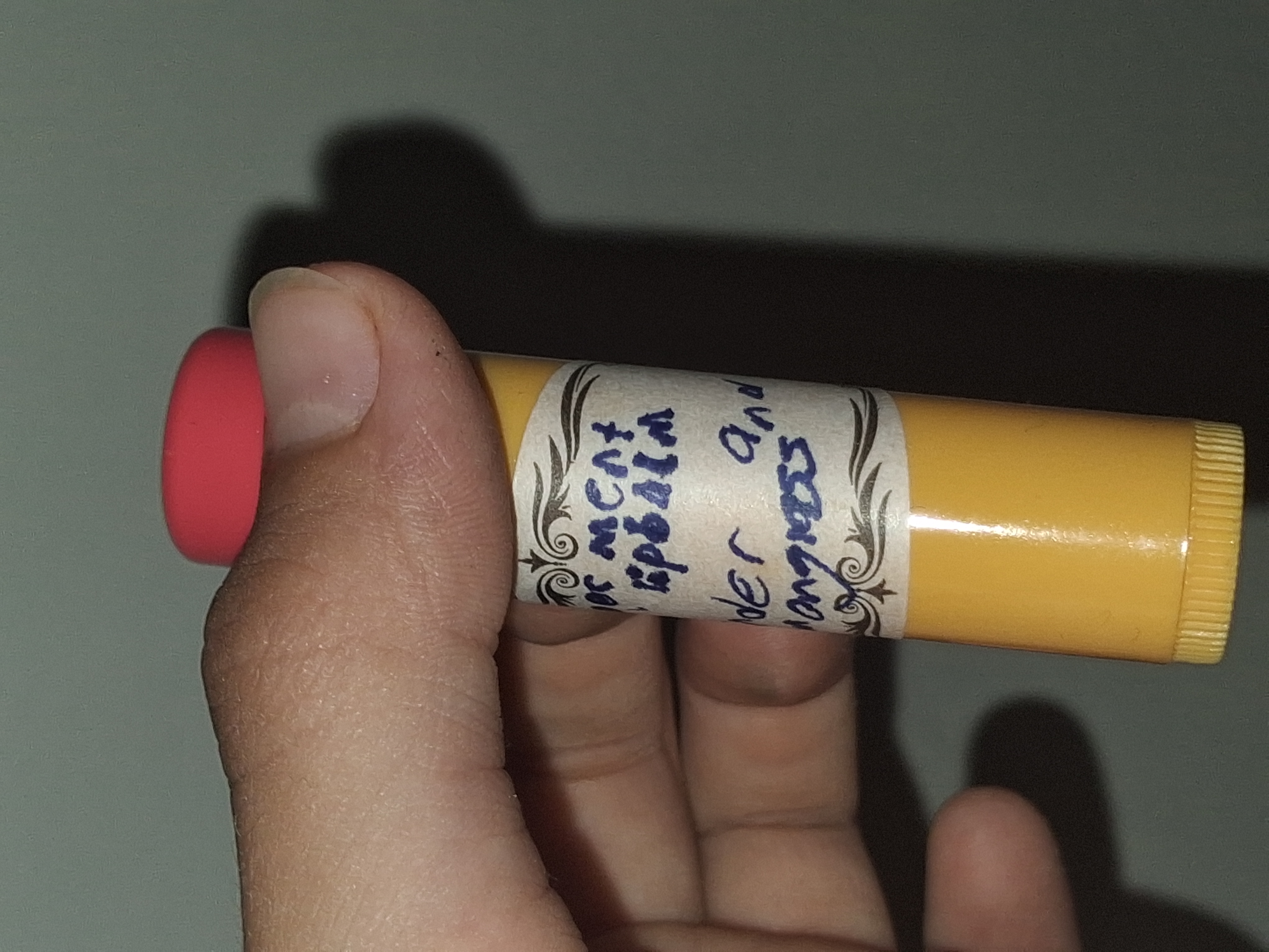 Peppermint lip balm tube 