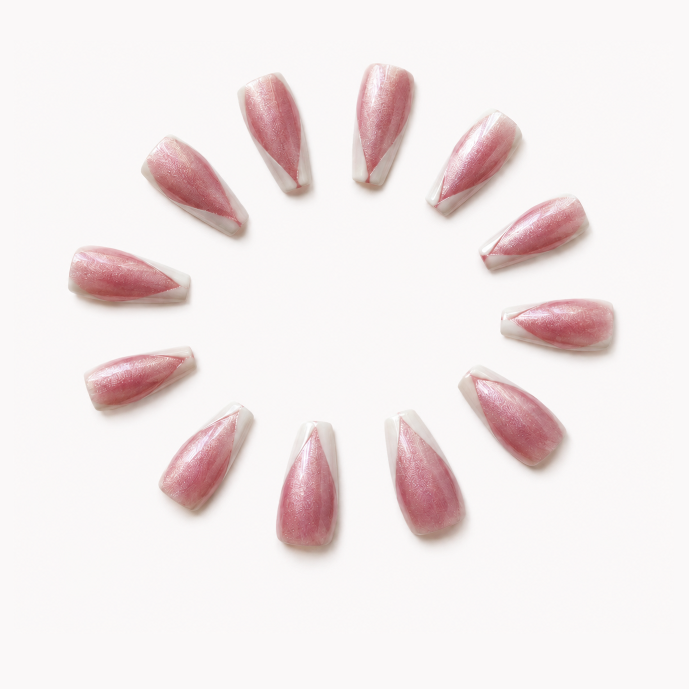 Cupid's Whisper Pink French Press-On Nails