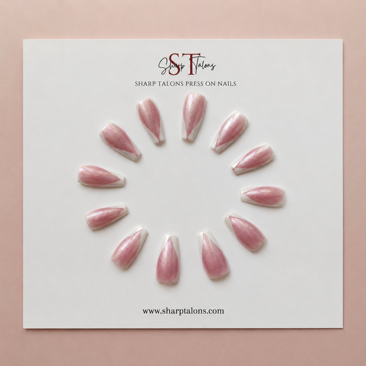 Cupid's Whisper Pink French Press-On Nails
