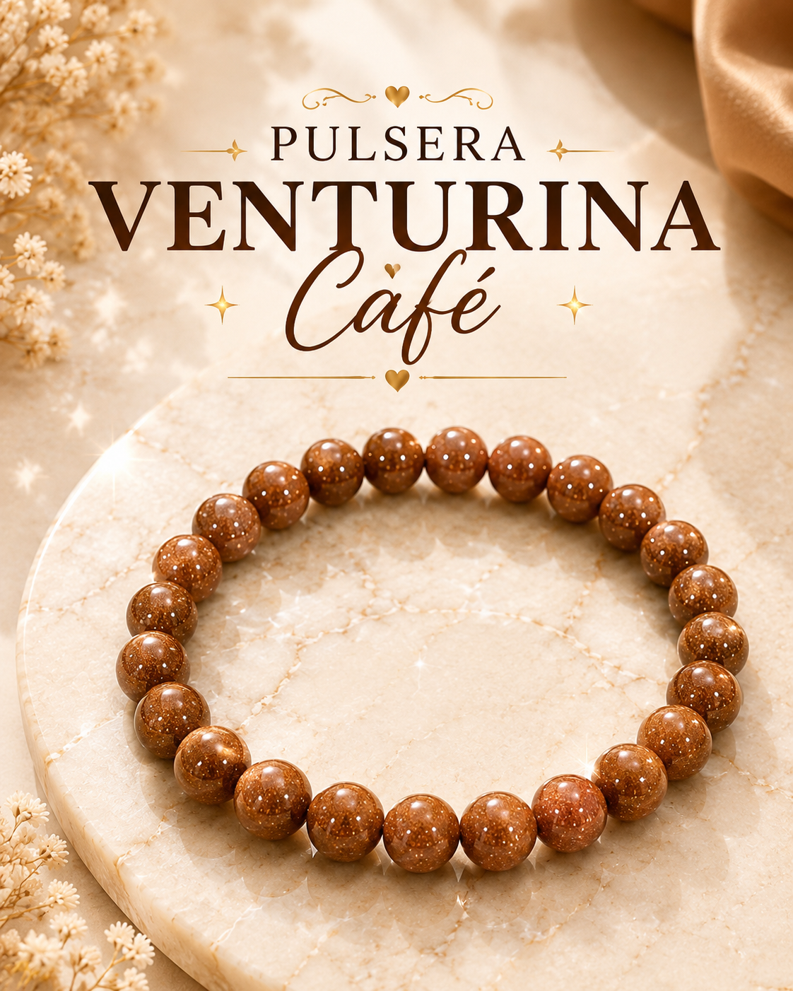 Pulsera Venturina Café