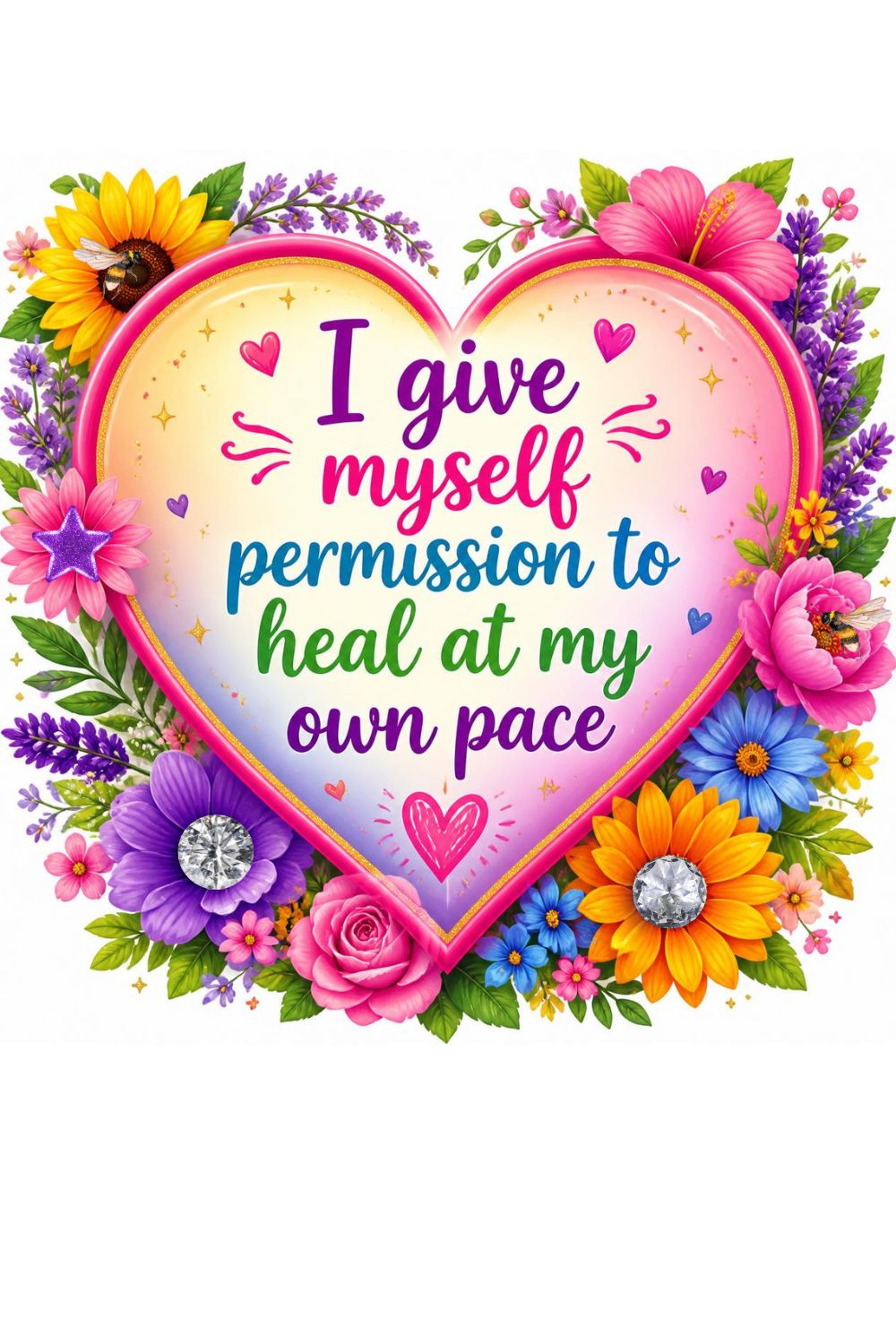 Healing Affirmation Digital Print