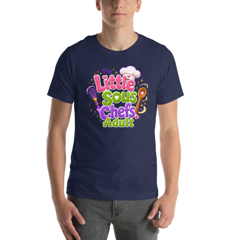 Little Sous Chef Green Adult Unisex T-Shirt 
