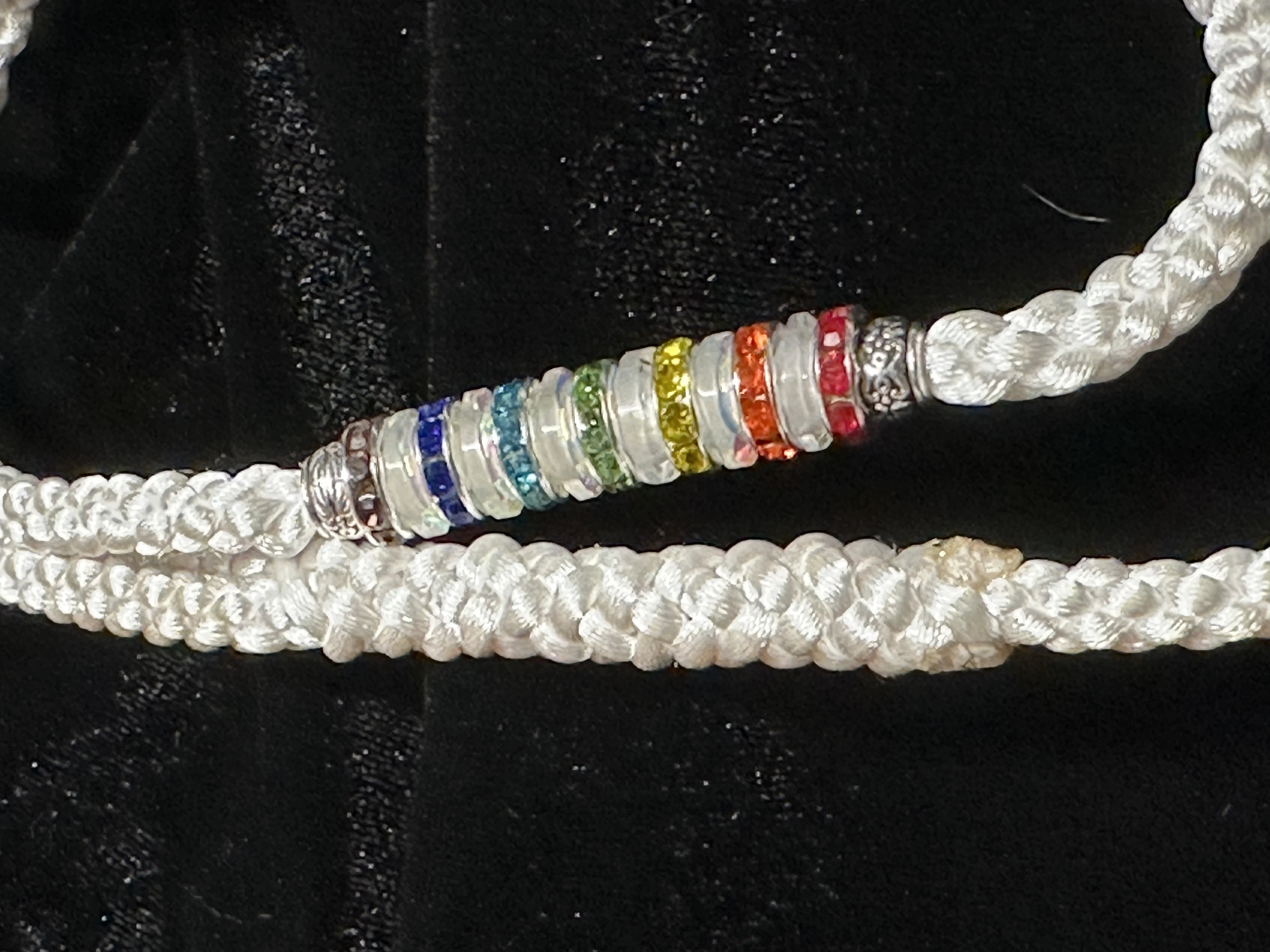 Braided Satin Chakra Show Lead 