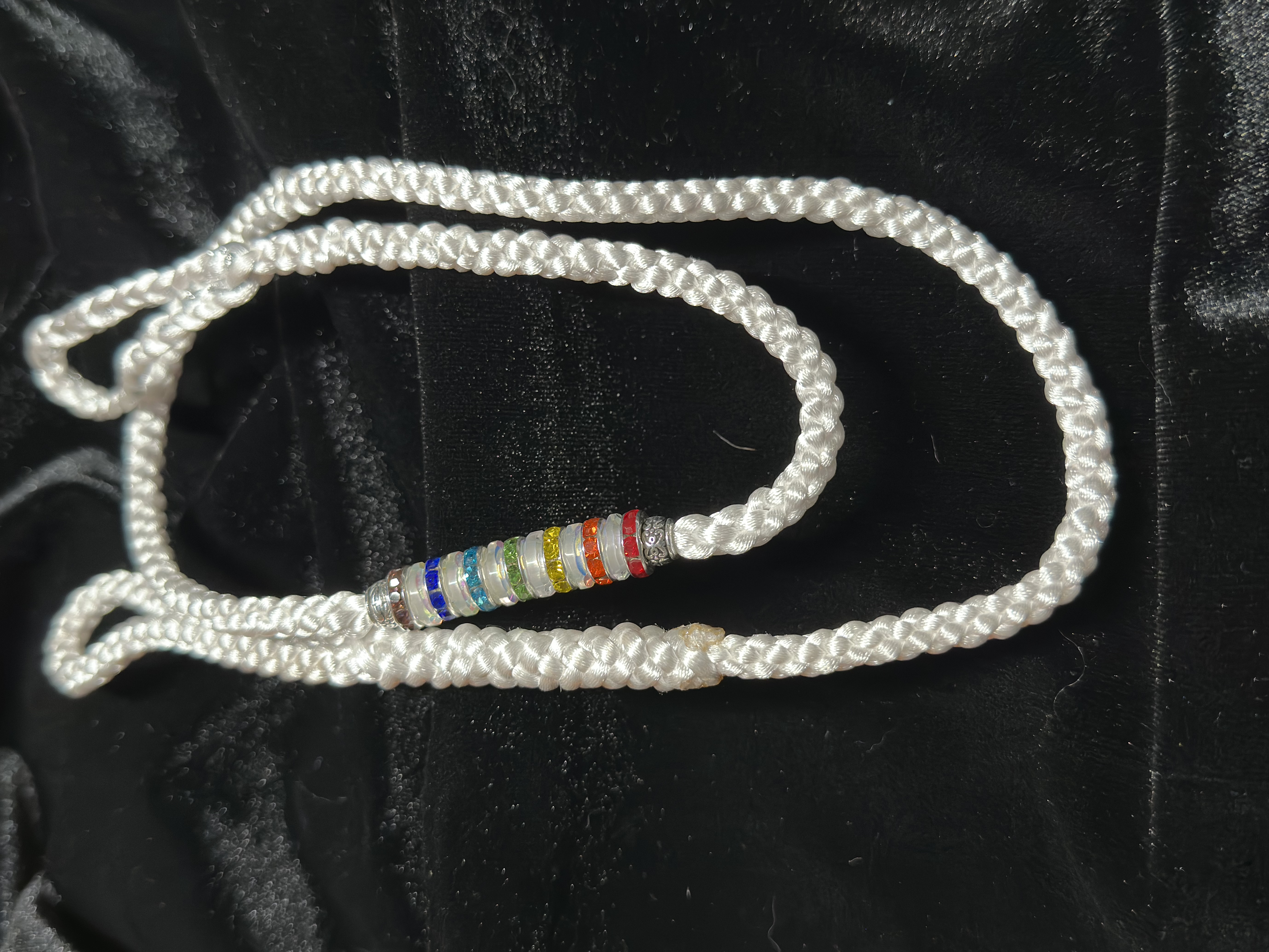 Braided Satin Chakra Show Lead 