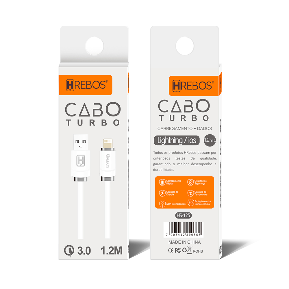 Cabo Turbo Hrebos Flat Standard (1 metro)