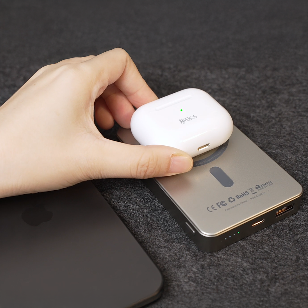 Power Bank Magnético 10000mAh Hrebos