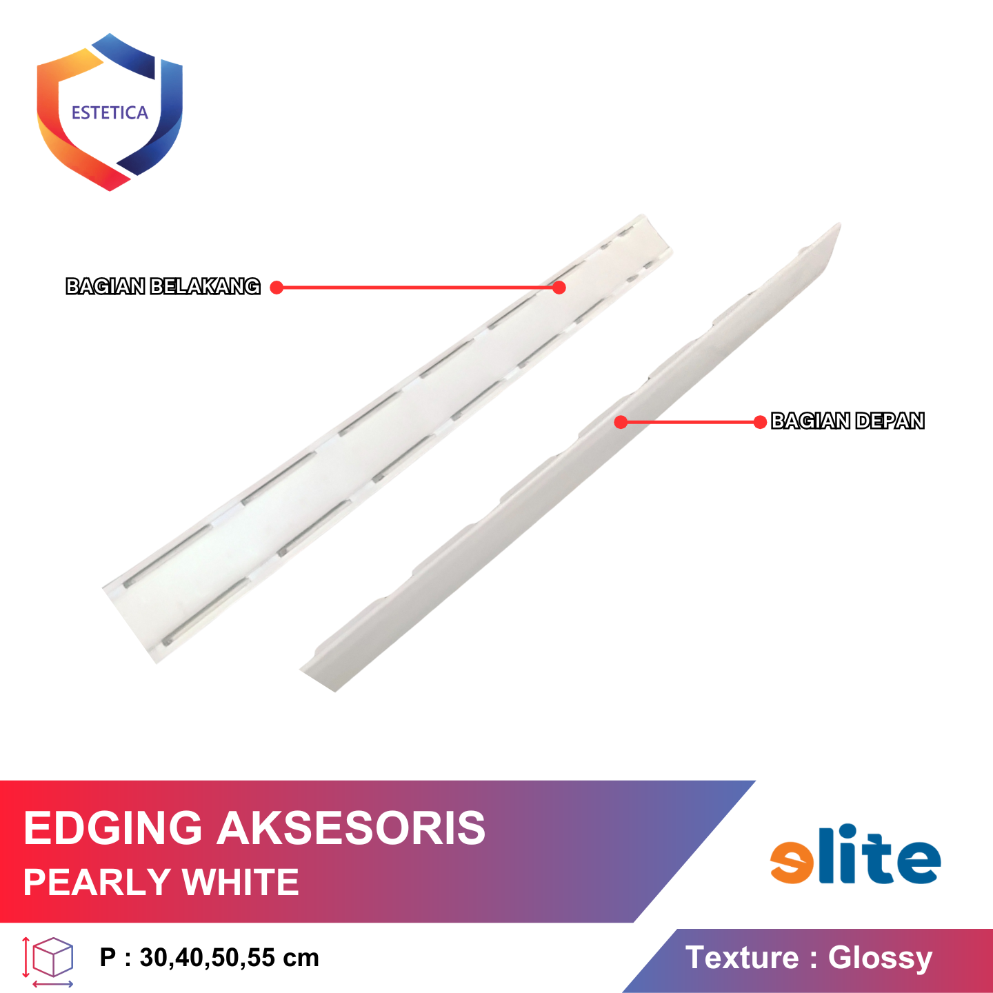 Edging Accessories Pearly White