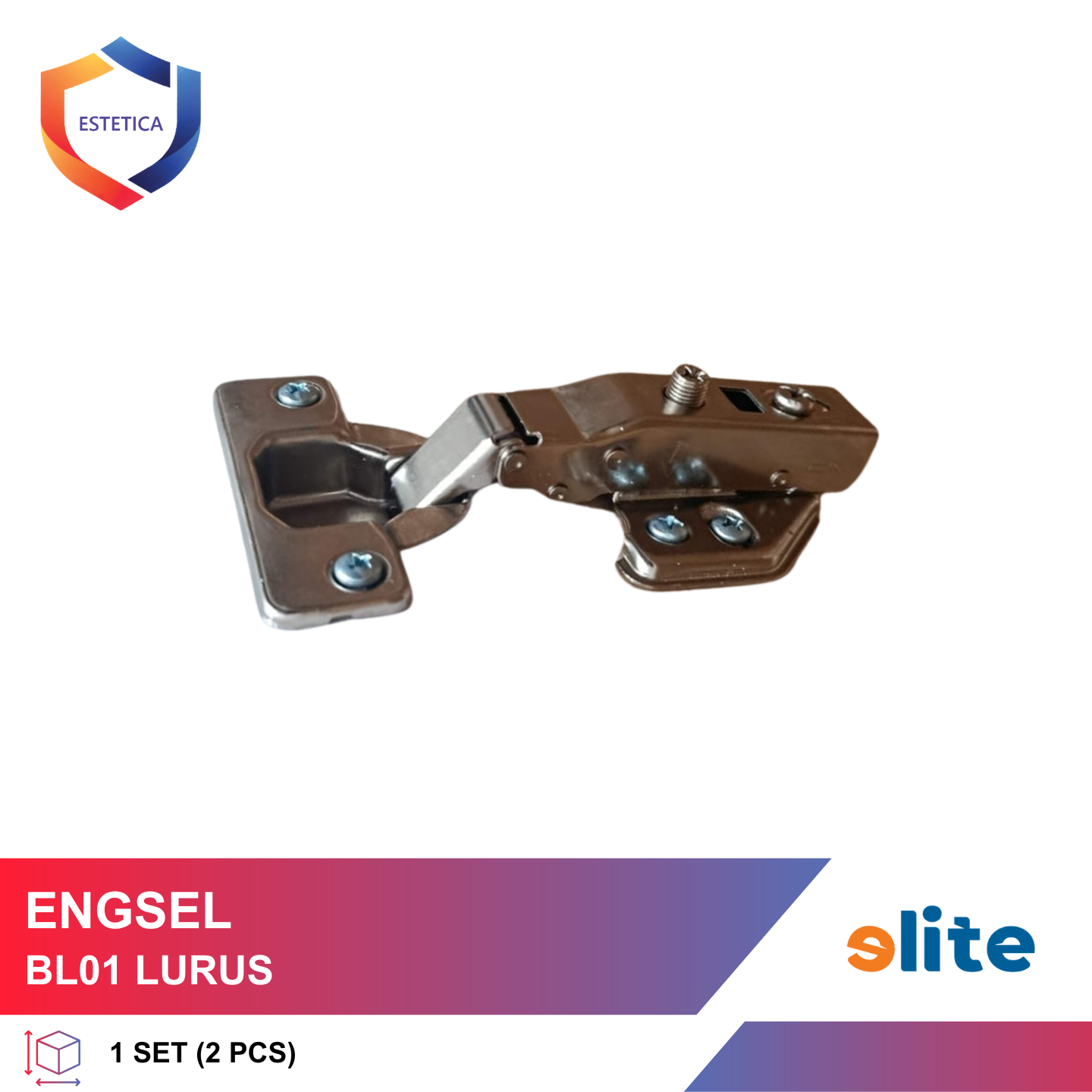 BL01 Straight Hinge Set