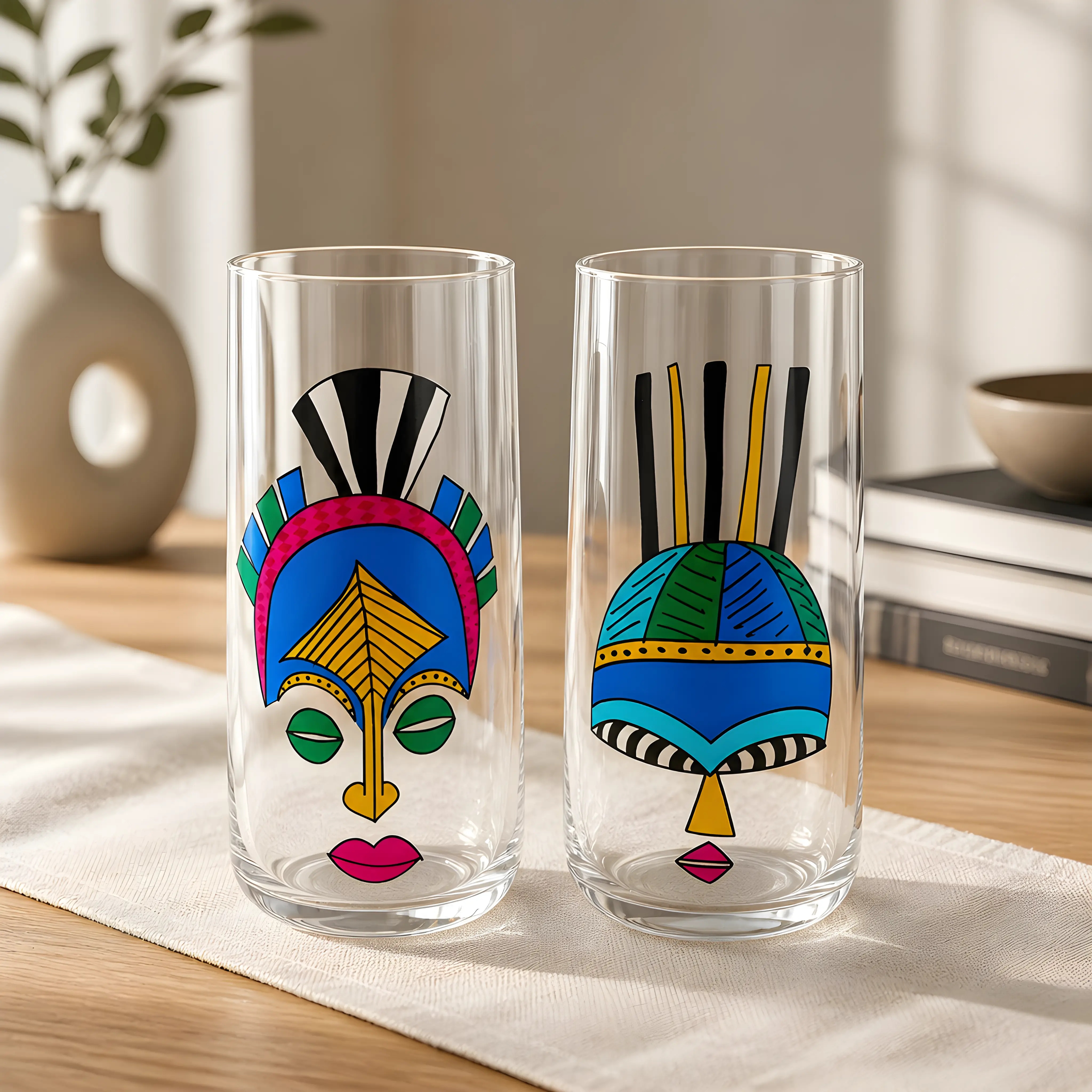 Haka Tiki Highball Glass (Set of 2)