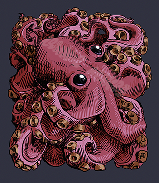 Octopus Sticker