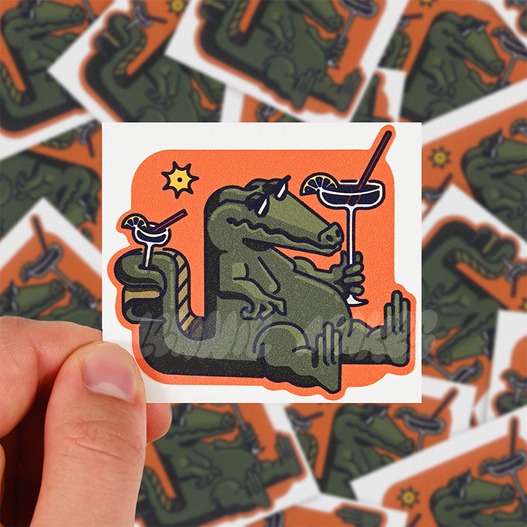 Crocktail Sticker