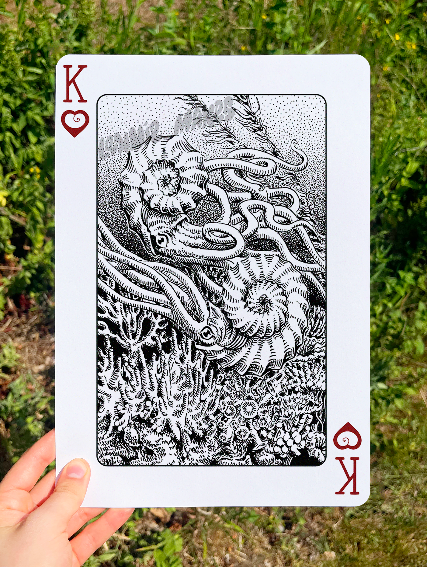 Ammonite King - A5/A4/A3 Print