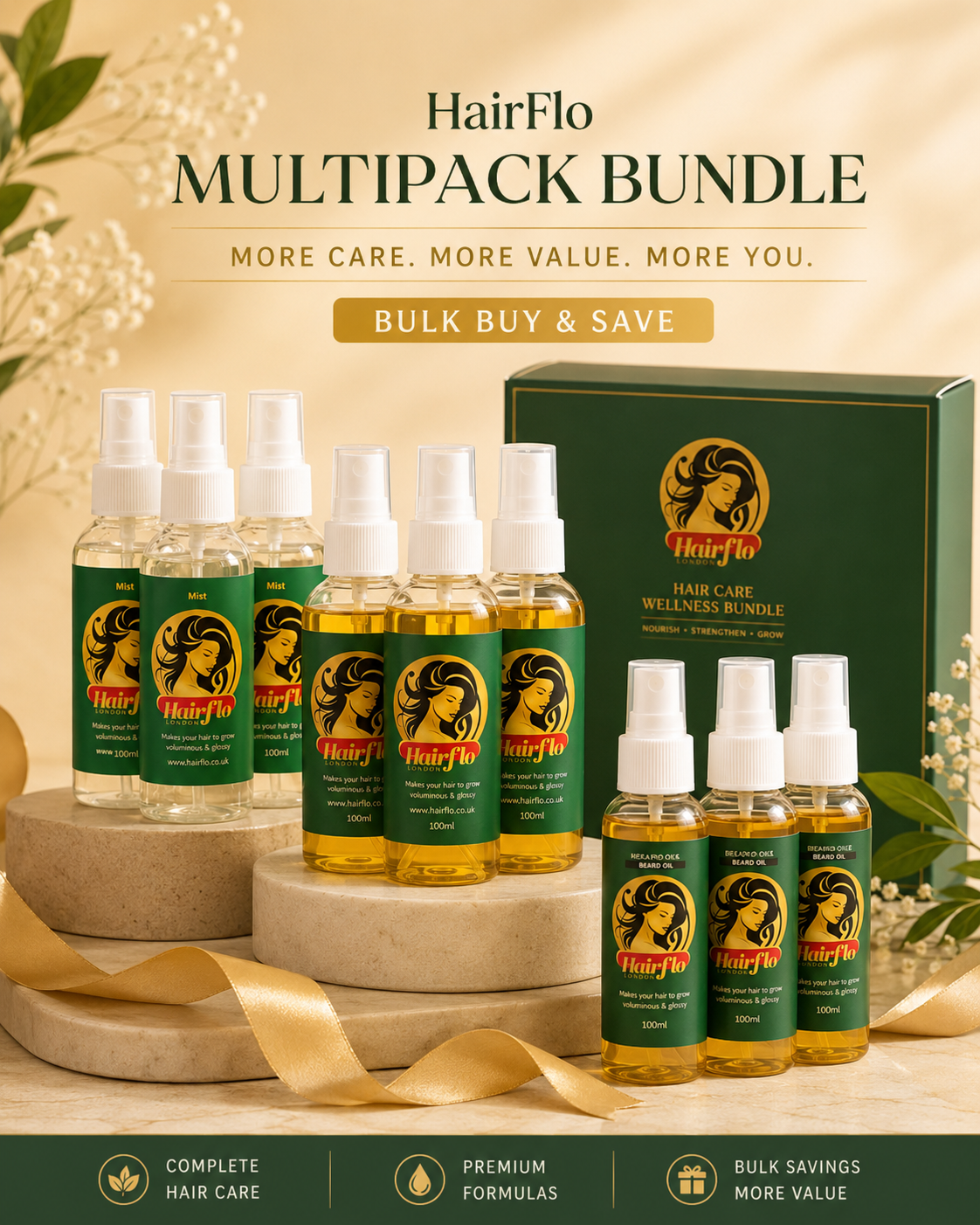 HairFlo Hair Grow Pack — Bulk Buy Savings
