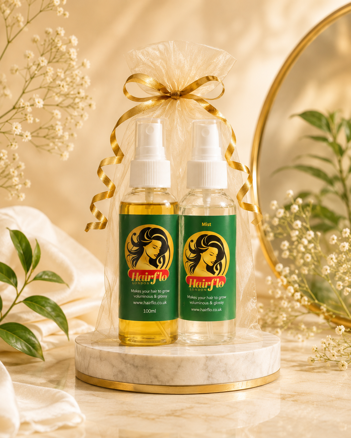 Elegant haircare duo 