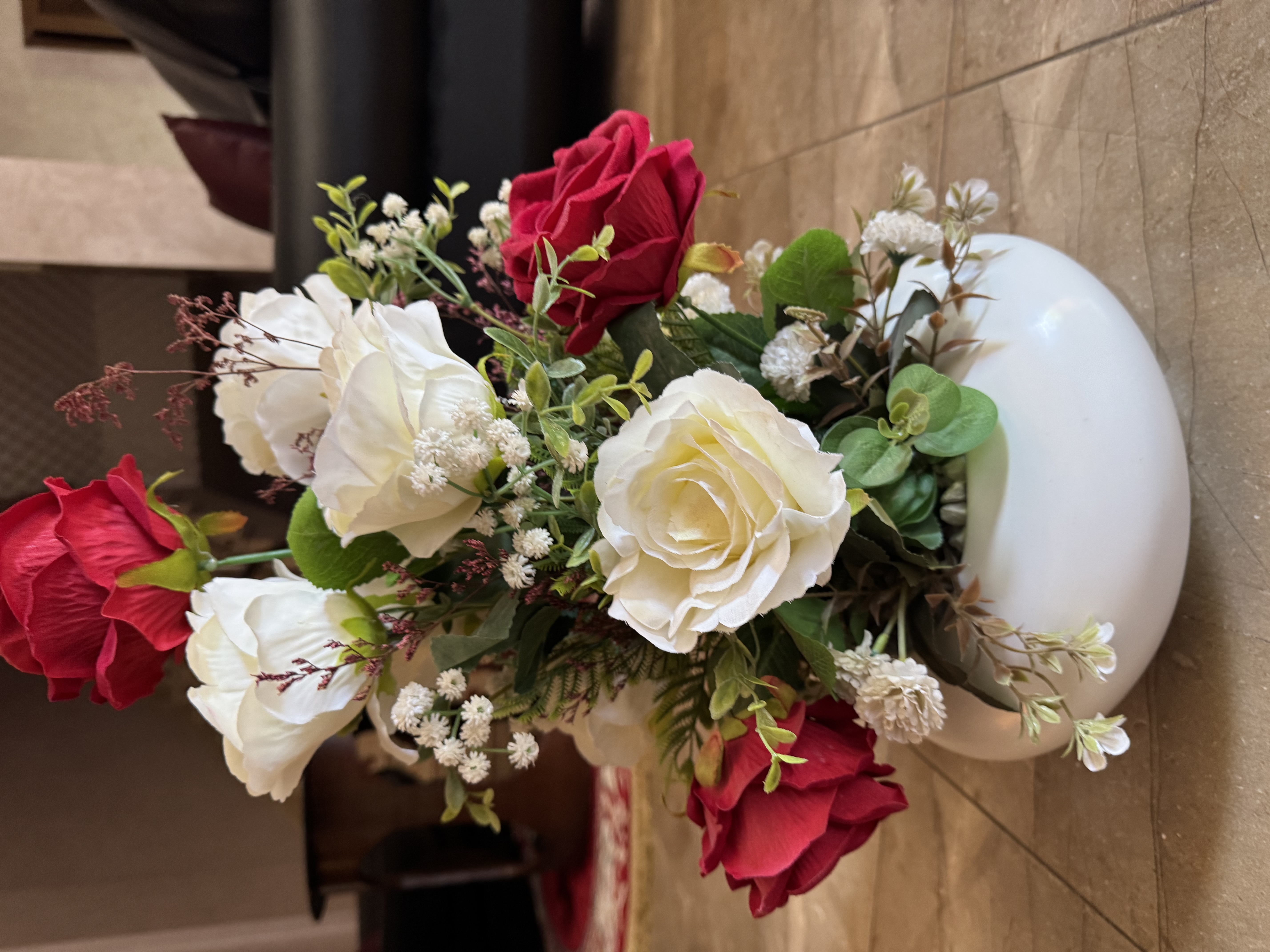 Vase de fleur en plastique 