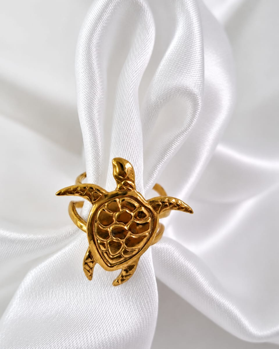 Anillo ajustable de tortuga