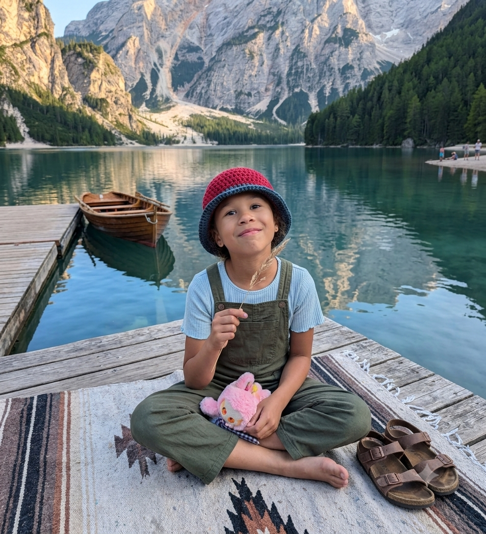 Handmade Kids Cotton Summer Hat | Sun Hat