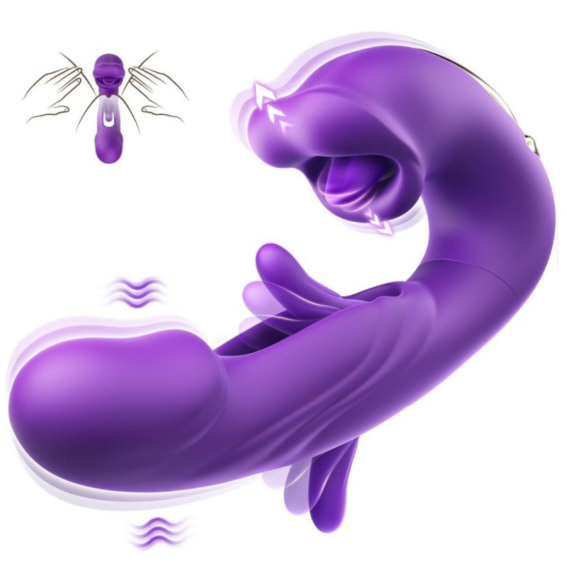 A RED LIP Koxten Vibrator (Purple)