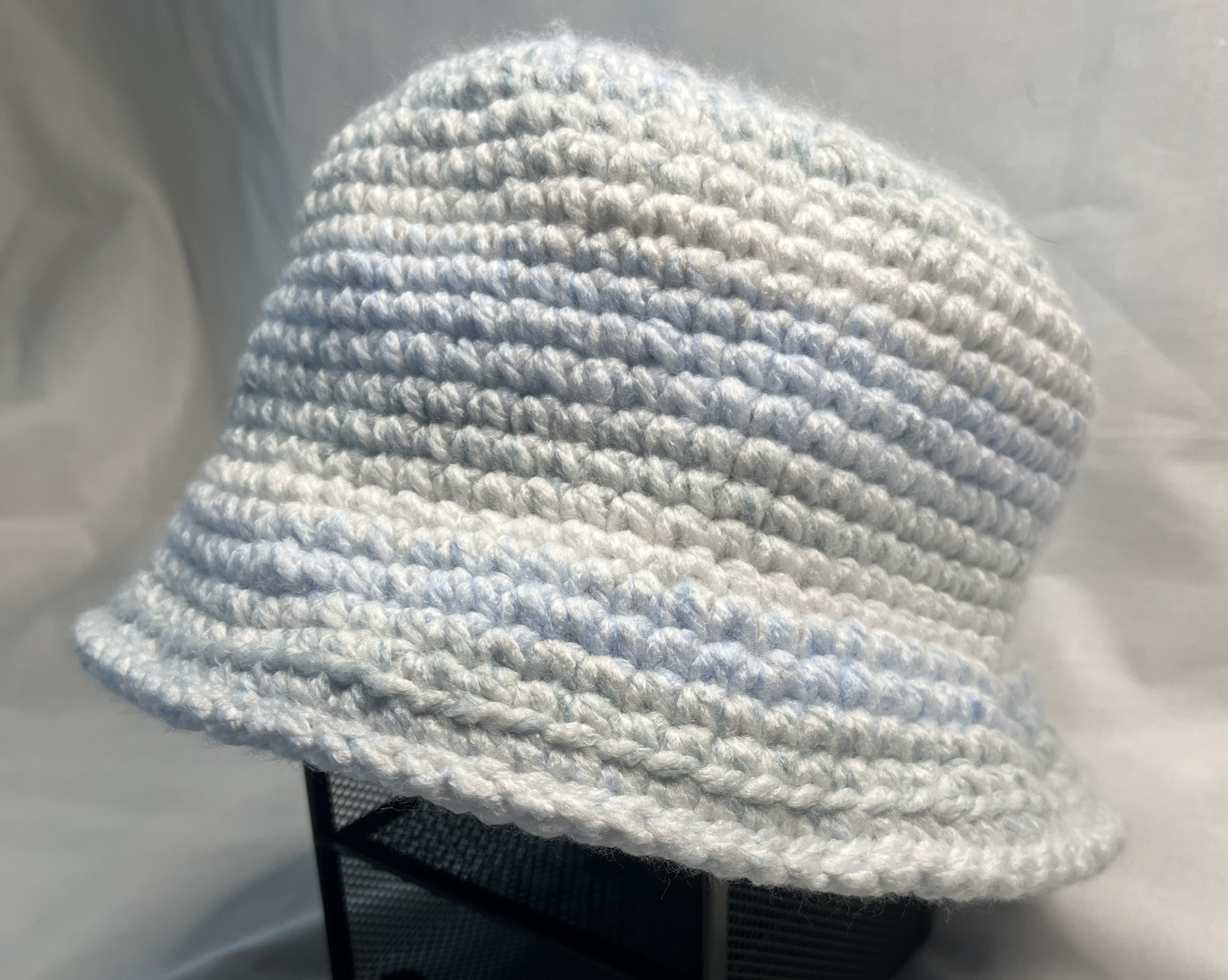 Handmade Crochet Bucket Hat Sapphire