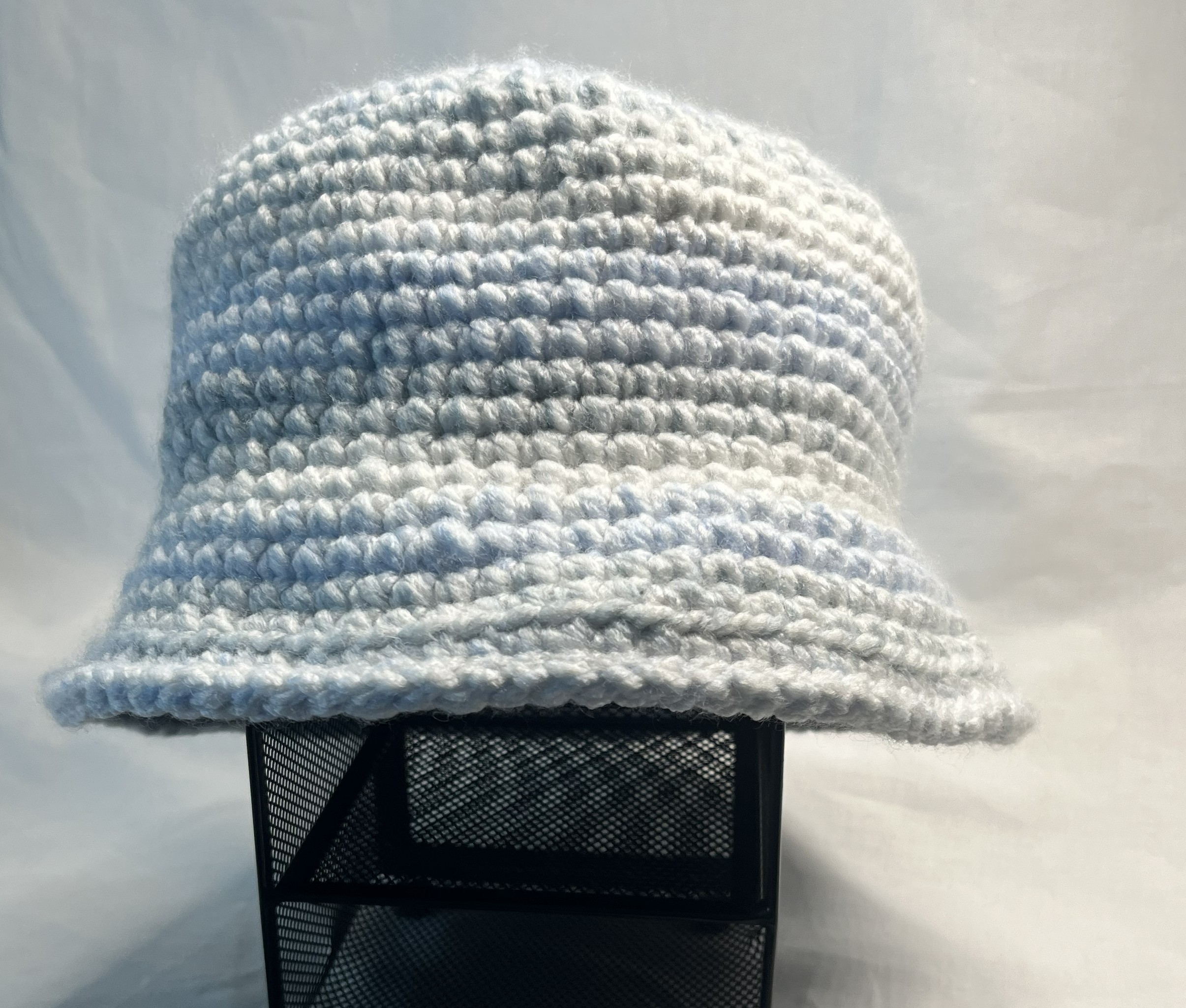 Handmade Crochet Bucket Hat Sapphire
