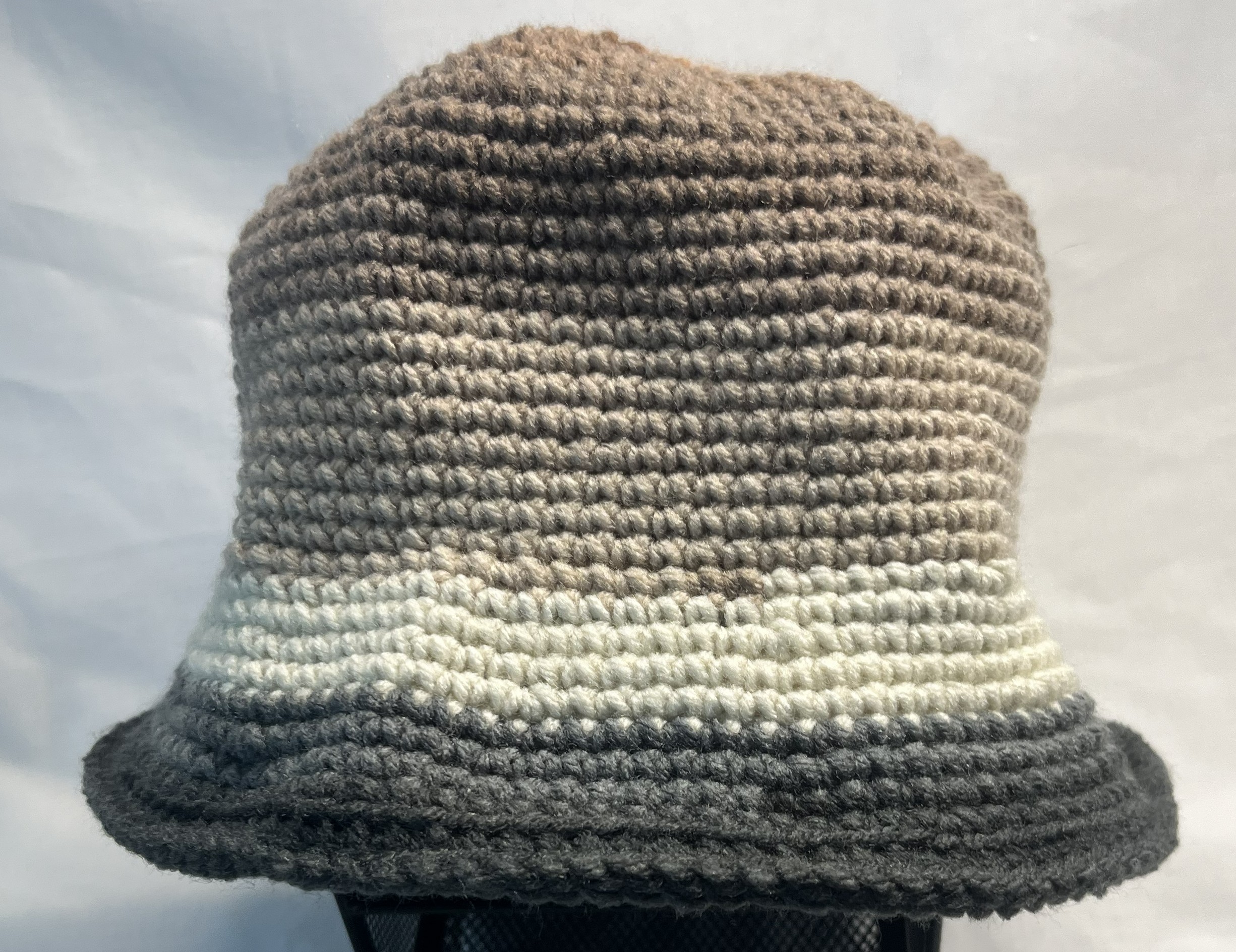 Handmade Crochet Bucket Hat Chocolate