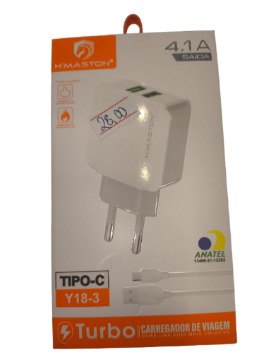 Carregador Turbo Tipo-C Y18-3