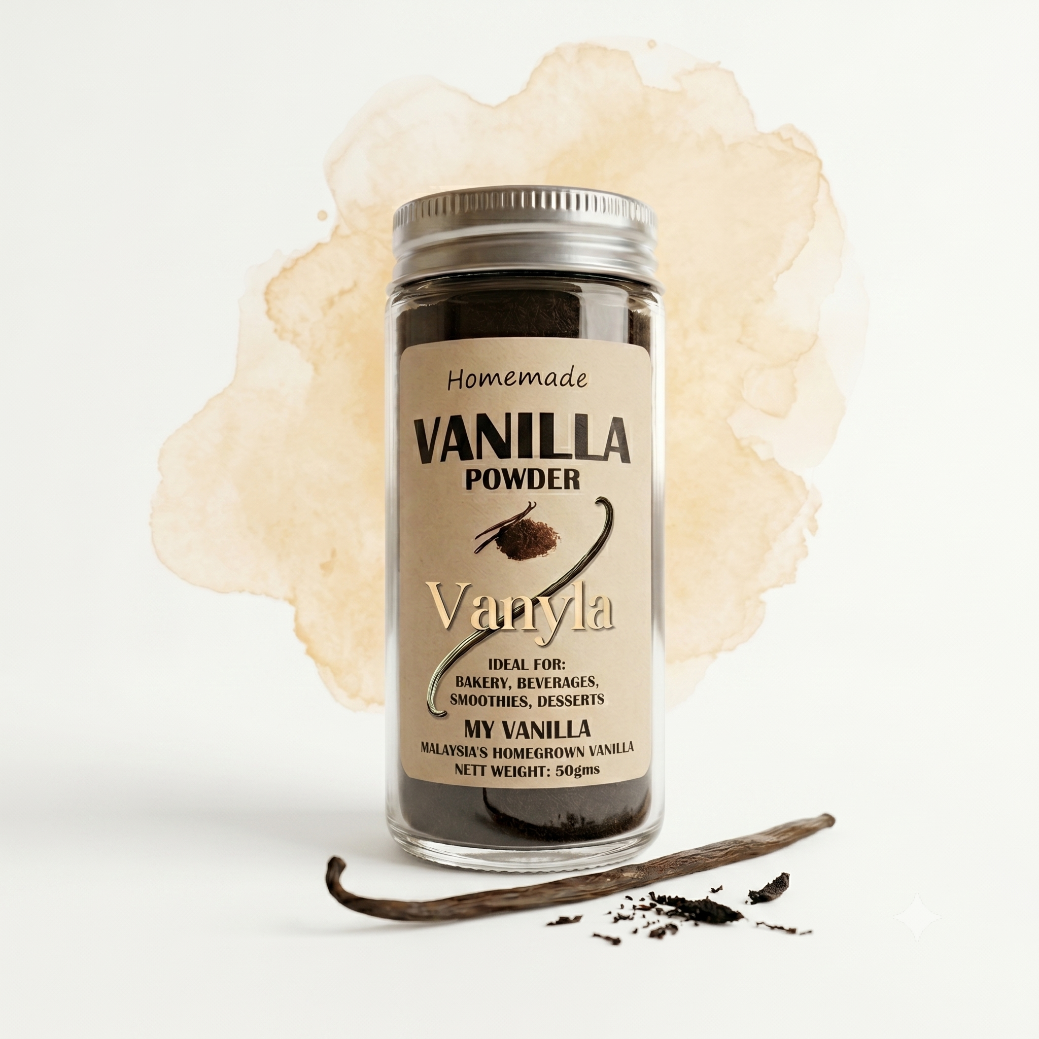 Homemade Vanilla Powder