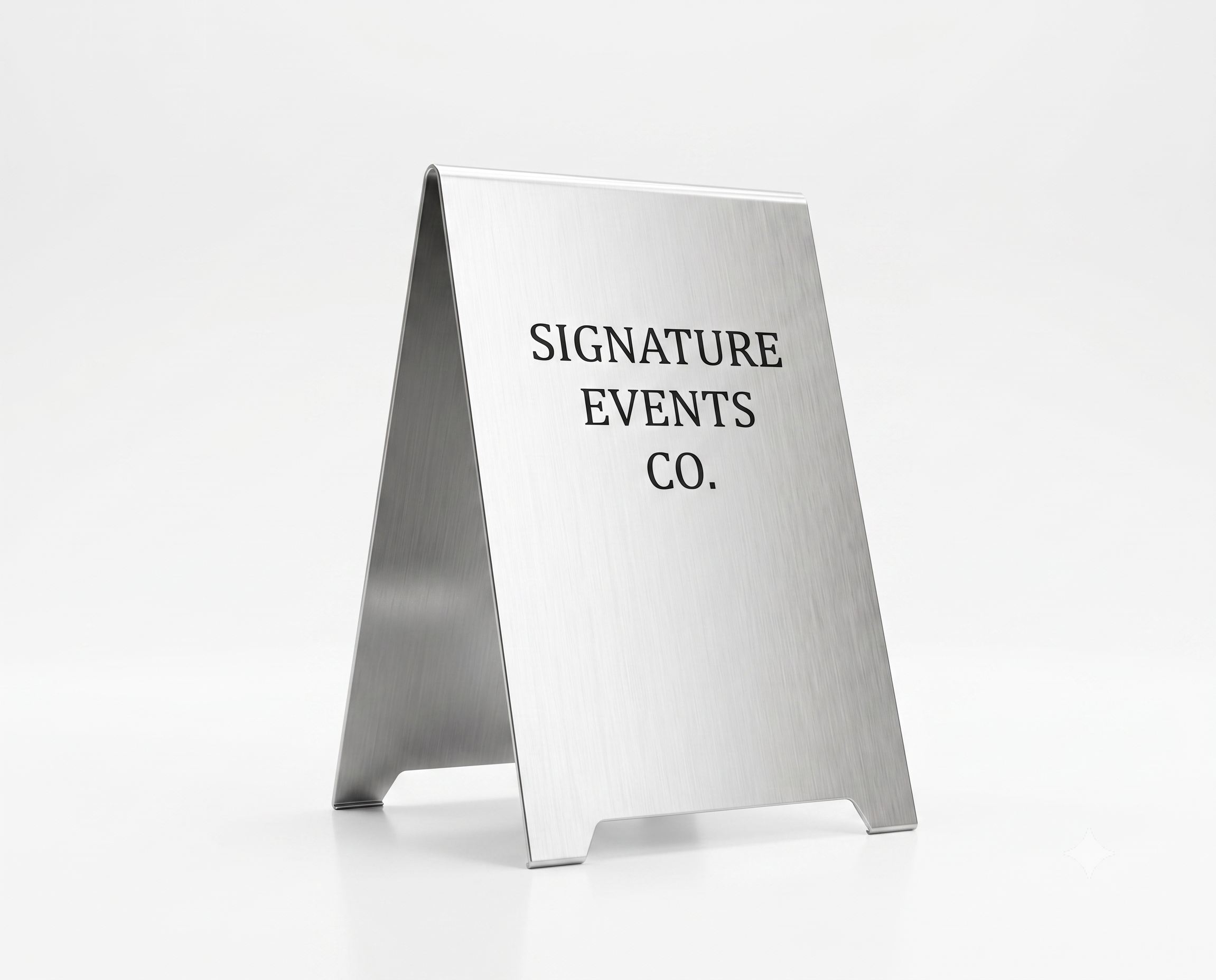 Stainless Steel Storefront Sign