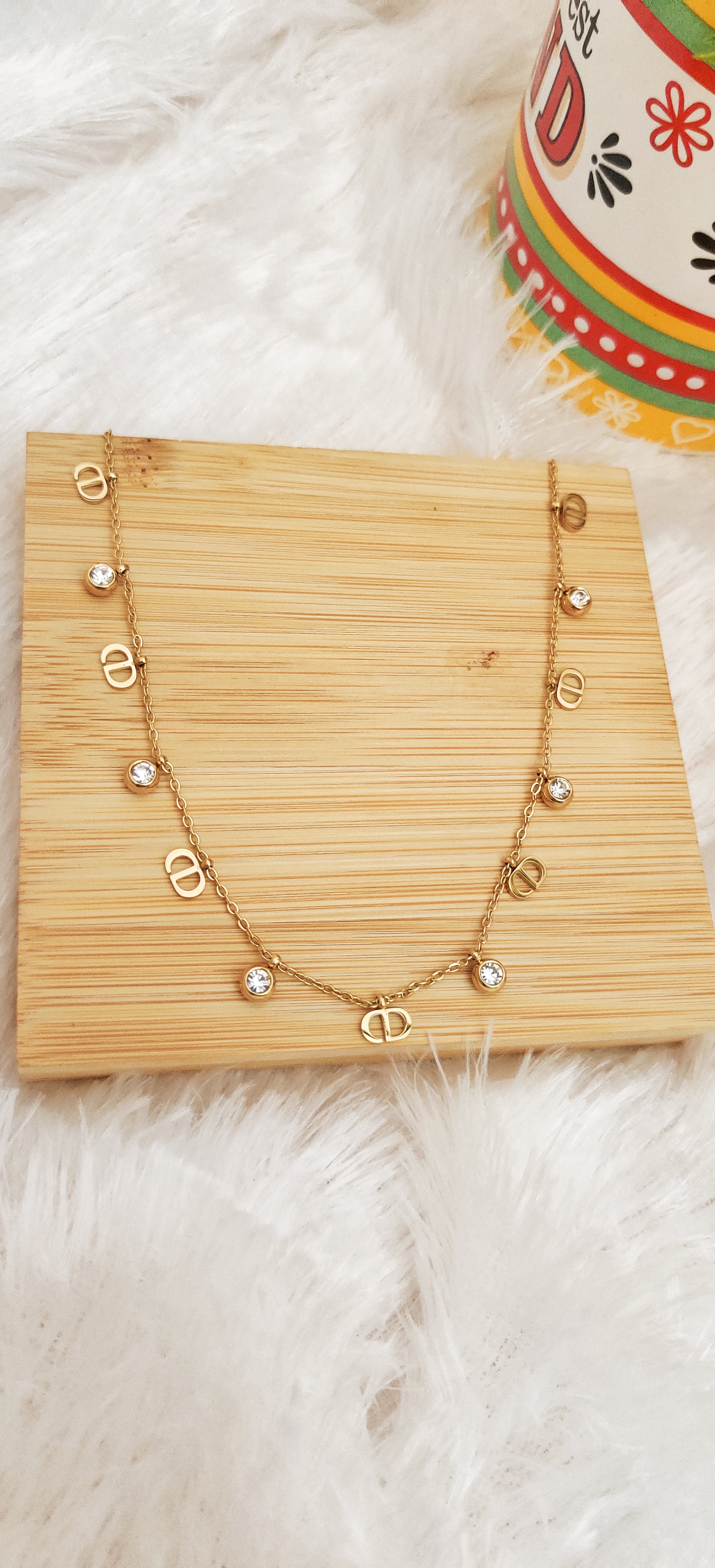 Gold-Plated Charm Necklace