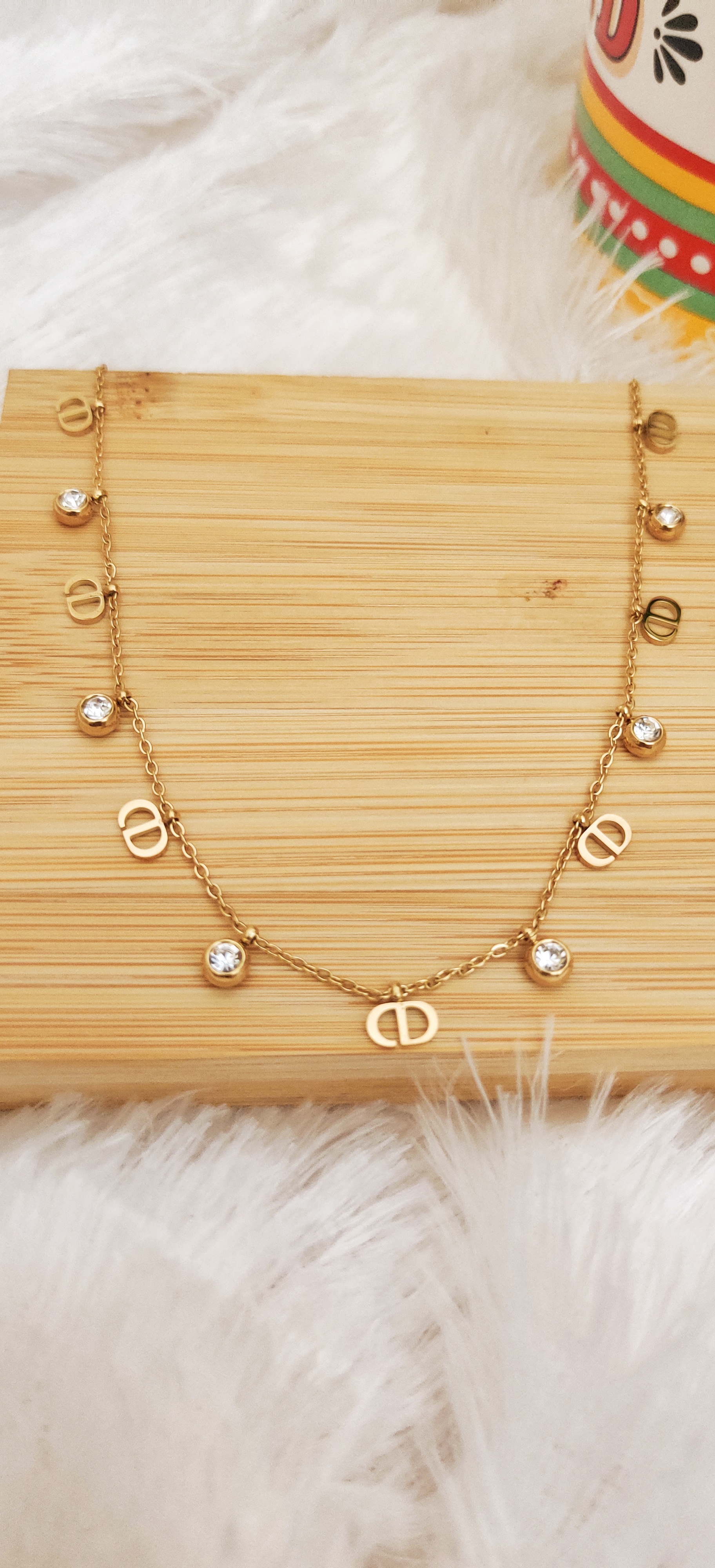 Gold-Plated Charm Necklace