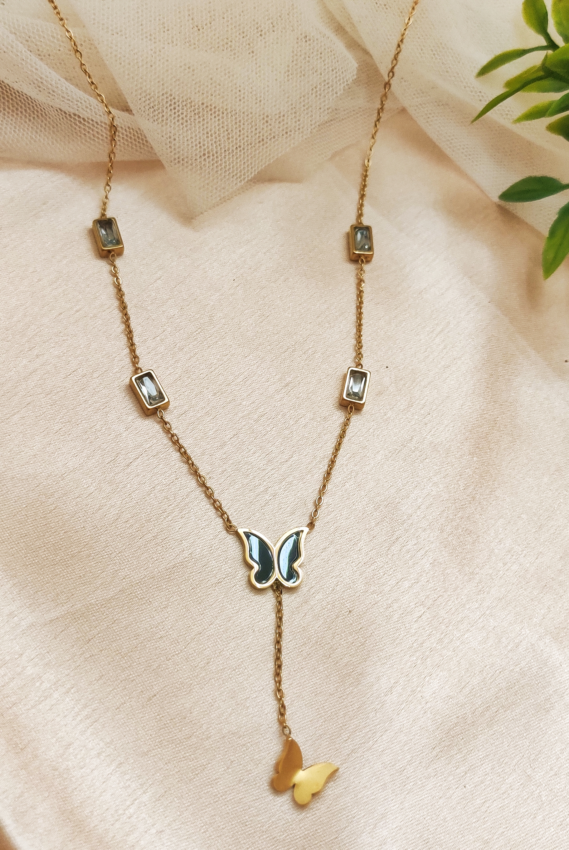 Butterfly Pendant Necklace